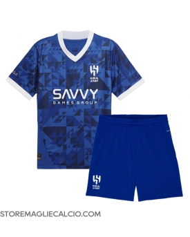 Al-Hilal Maglia Gara Casa Repliche 2024-25 Bambino Maniche Corte Al-Hilal Maglia Gara Casa Repliche 2024-25 Bambino Maniche Corte